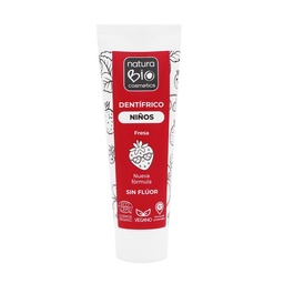 DENTÍFRICO NIÑOS FRESA SIN FLÚOR 75ML NATURABIO