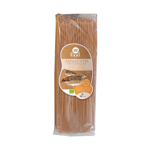 [28520] ESPAGUETIS SEMOLA DE TRIGO INTEGRALES 500G SEO FOOD