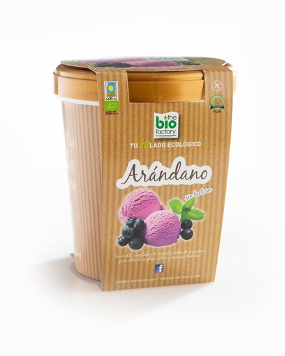 [12658] HELADO VEGANO ARANDANO 500ML THE BIO FACTORY