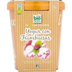 HELADO YOGUR CON FRAMBUESAS 480ML BIO FACTORY