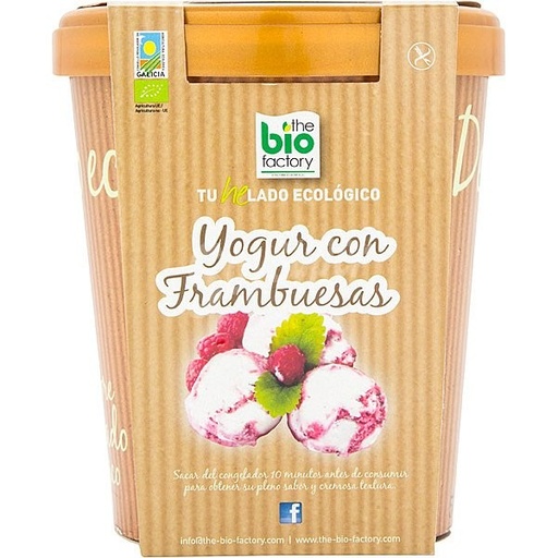 [27862] HELADO YOGUR CON FRAMBUESAS 480ML BIO FACTORY