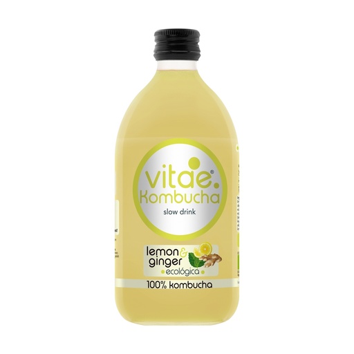 [29293] KOMBUCHA LIMÓN Y JENGIBRE 500ML VITAE KOMBUCHA