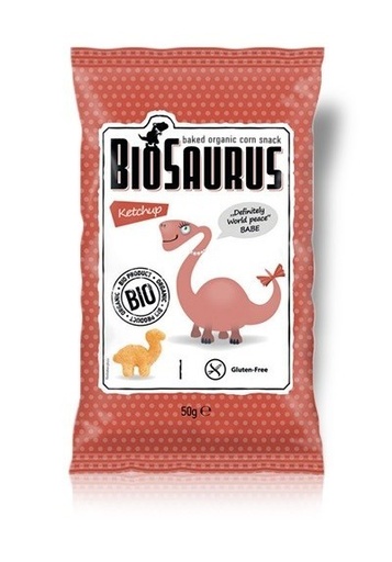 [19809] SNACK SABOR KETCHUP BIO 50G BIOSAURUS