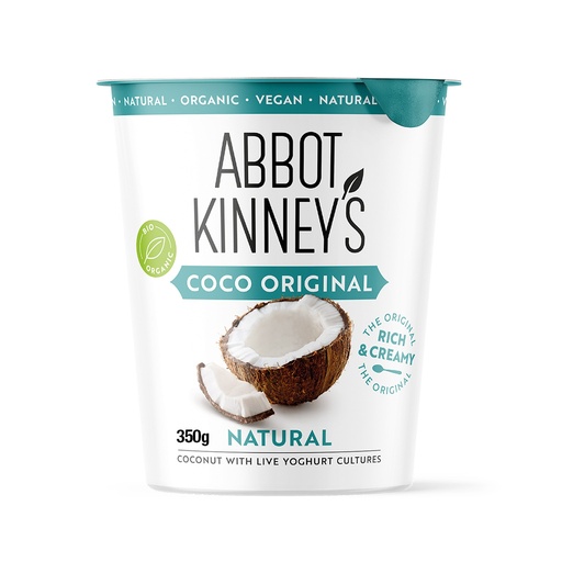 [26945] YOGUR DE COCO NATURAL 350G ABBOT KINNEYS