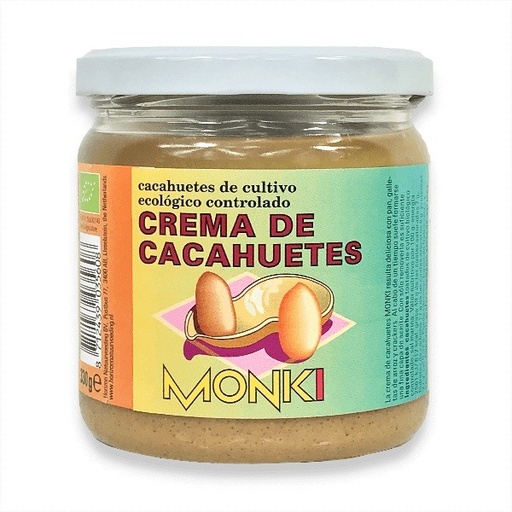 [2851] CREMA CACAHUETE 330G MONKI