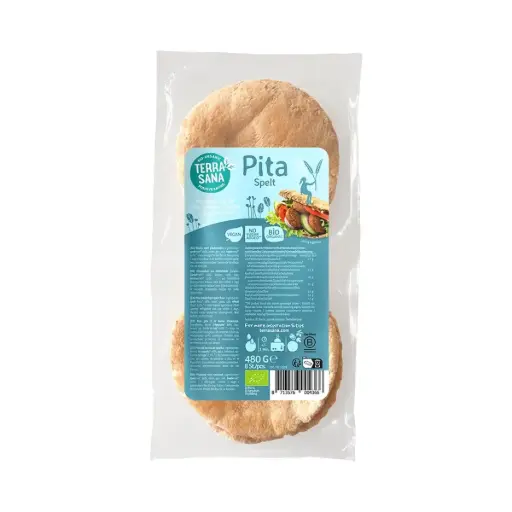 [28827] PAN DE PITA DE ESPELTA 480G TERRASANA