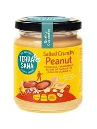 CREMA DE CACAHUETE CRUJIENTE Y SAL DEL HIMALAYA 250G TERRASANA