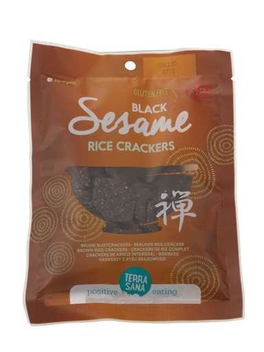 [14324] CRACKERS ARROZ INTEGRAL SESAMO NEGRO S/G 60G TERRASANA