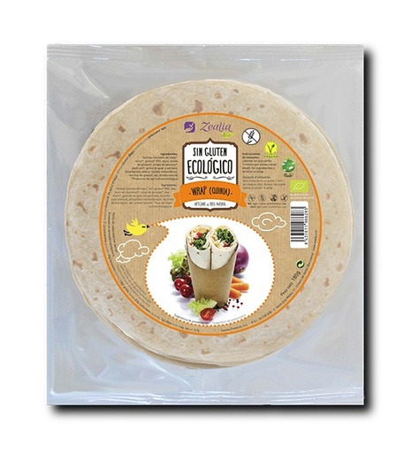 [14375] WRAP DE QUINOA BIO SIN GLUTEN 120G ZEALIA
