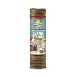 GALLETA COPOS DE AVENA INTEGRAL Y FRUTAS 250G BIOCOP