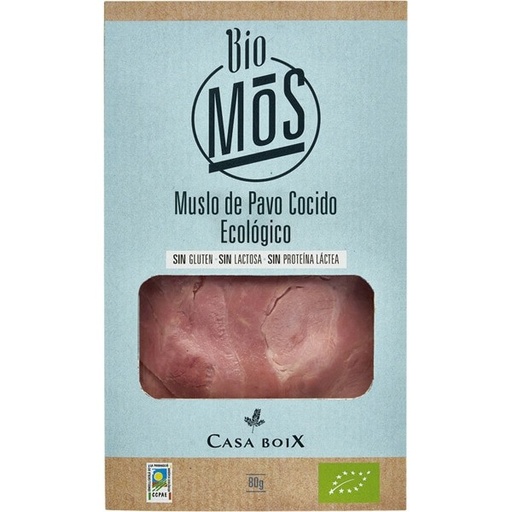 [22399] MUSLO DE PAVO COCIDO ECOLÓGICO 80G BIO MOS