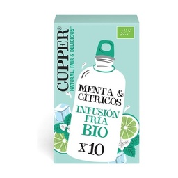 INFUSIÓN FRÍA MENTA Y CITRICOS 10UD CUPPER