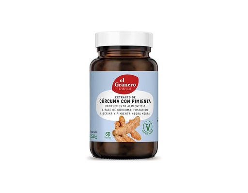 [14644] EXTRACTO CURCUMA + PIMIENTA 60U EL GRANERO