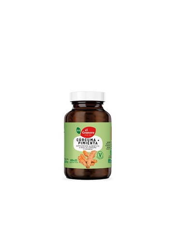 [27358] CÚRCUMA+PIMIENTA BIO 100+20UD EL GRANERO INTEGRAL