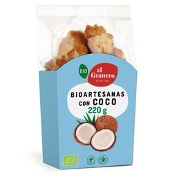 GALLETAS ARTESANAS CON COCO BIO 220G EL GRANERO INTEGRAL