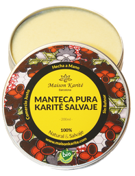 MANTECA DE KARITÉ PURA SALVAJE 200G MAISON KARITÉ