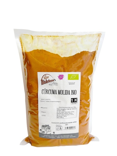 [17868] CURCUMA MOLIDA 1KG BIOARTESA