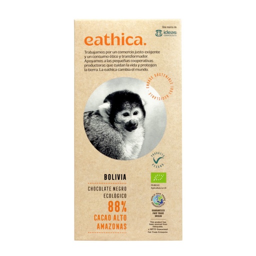 [24323] CHOCOLATE NEGRO BOLIVIA 88% 100G EATHICA