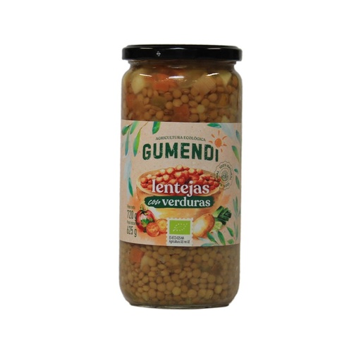 [11838] LENTEJAS CON VERDURAS 625G GUMENDI