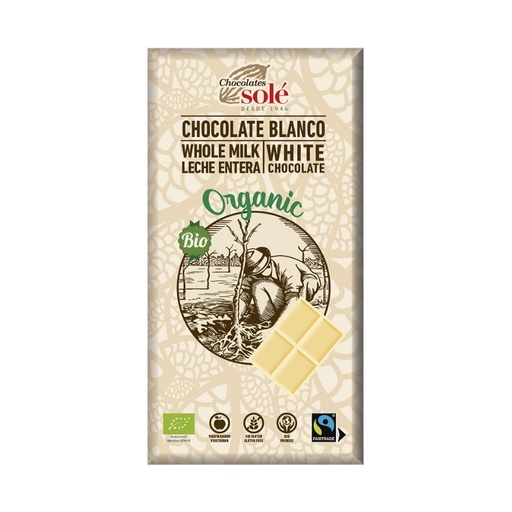 [1467] CHOCOLATE BLANCO 90G SOLÉ