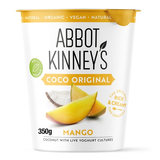 [18375] YOGUR DE COCO MANGO 350G ABBOT KINNEY´S