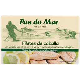 FILETES CABALLA ACEITE OLIVA 120G PAN DO MAR