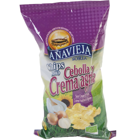 [19162] PATATAS FRITAS CEBOLLA Y CREMA AGRIA 100G AÑAVIEJA