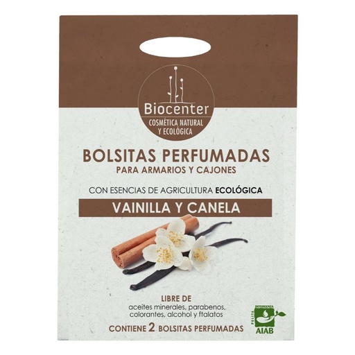 [15356] BOLSITAS PERFUMADAS VAINILLA Y CANELA 2U BIOCENTER