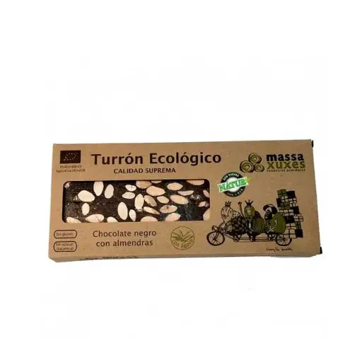 [11779] TURRON CHOCOLATE NEGRO 500G MASSAXUXES