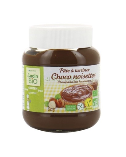 [15786] CREMA CACAO AVELLANA VEGANA SIN GLUTEN 350G - JARDIN BIO