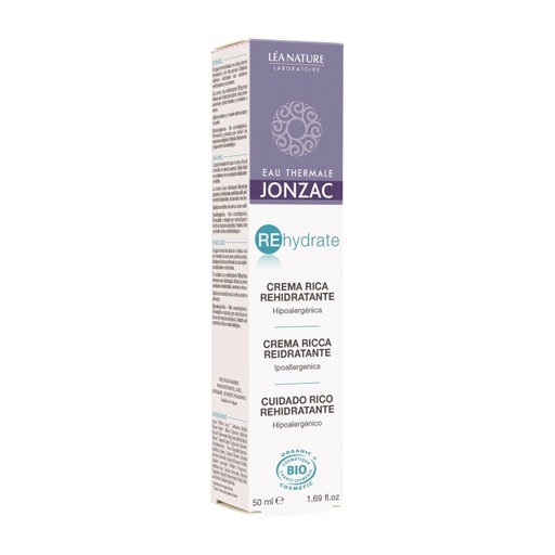 [21568] CREMA RICA HIDRATANTE REHYDRATE 50ML EAU THERMALE JONZAC