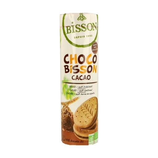 [11114] GALLETA CHOCO CACAO ESPELTA 300G BISSON