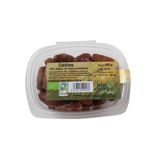 [16614] DÁTILES SIN HUESO BIO 200G BIONSAN
