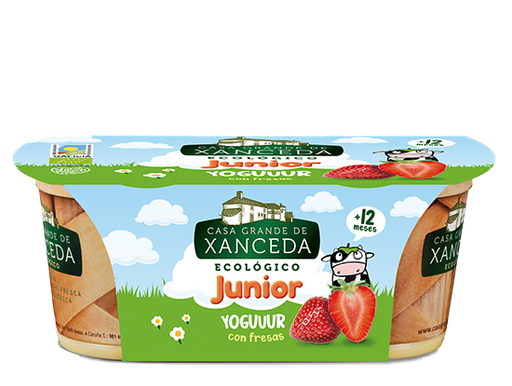 [10685] YOGUR JUNIOR FRESA 2X125G CASA GRANDE XANCEDA