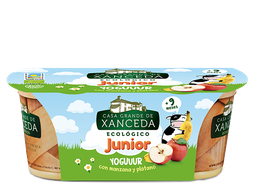 YOGUR JUNIOR MANZANA PLÁTANO 2X125G CASA GRANDE DE XANCEDA