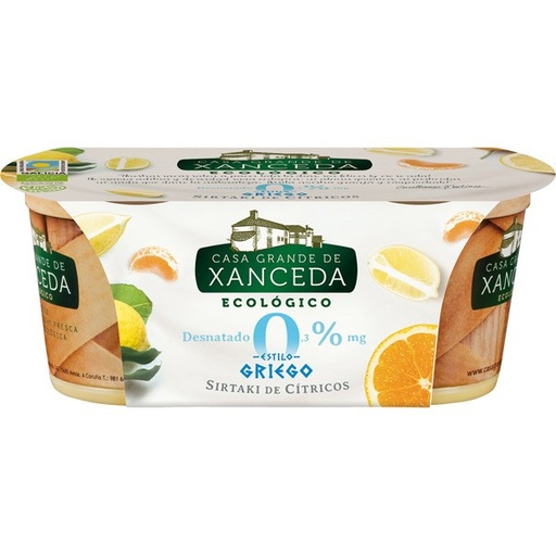 [19555] YOGUR GRIEGO CÍTRICOS 400G CASA XANCEDA