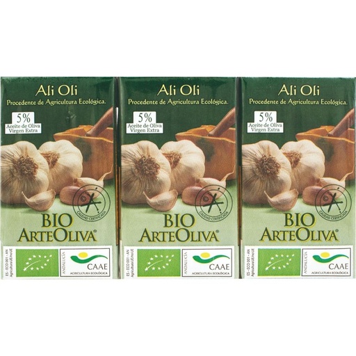 [10903] ALIOLI 3X125ML BIO ARTEOLIVA