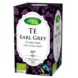TÉ NEGRO EARL GREY 20UD 28G ARTEMIS