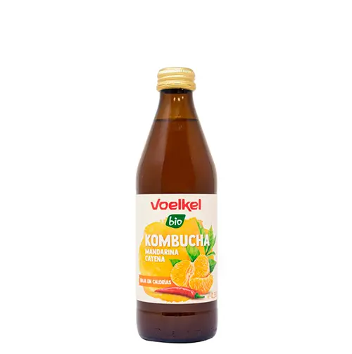 [28080] KOMBUCHA CON MANDARINA Y CAYENA 330ML VOELKEL