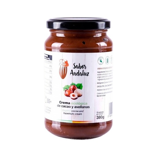 [23705] CREMA DE CACAO CON AVELLANAS 380G SABOR ANDALUZ
