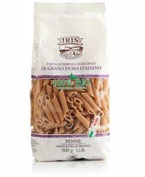 MACARRONES DE TRIGO INTEGRAL BIO 500G IRIS
