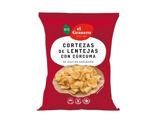 [13768] CHIPS LENTEJAS CON CÚRCUMA 65G EL GRANERO