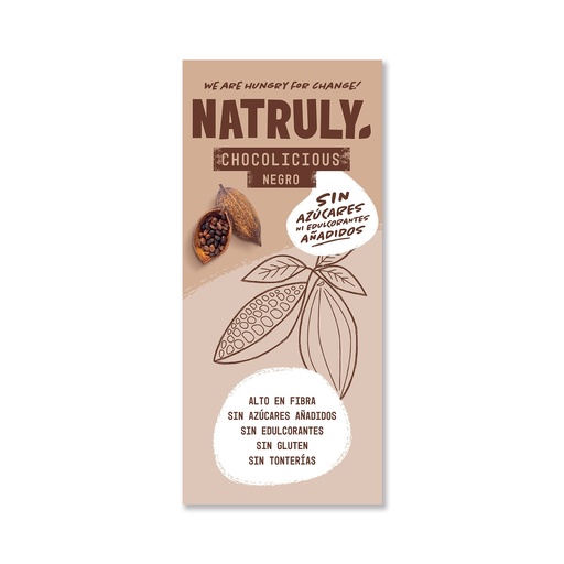[28692] CHOCOLICIOUS NEGRO 85G NATRULY