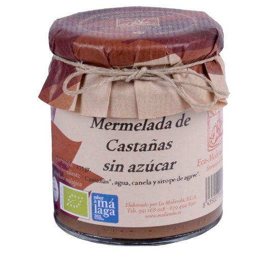 [11904] MERMELADA DE CASTAÑAS SIN AZÚCAR 275G LA MOLIENDA