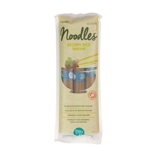 [17633] NOODLES ARROZ INTEGRAL WAKAME 250G TERRASANA