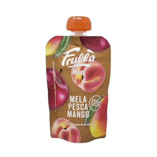 [22346] PURÉ MANZANA, MELOCOTÓN Y MANGO 100G FRULLA BIO
