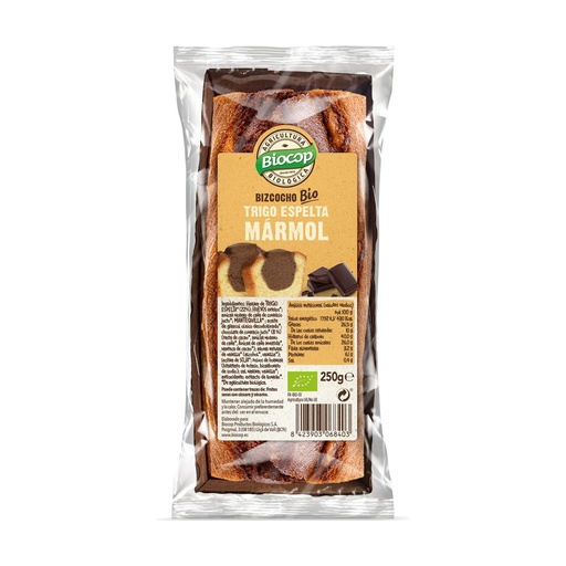 [27813] BIZCOCHO MARMOL ESPELTA 250G BIOCOP
