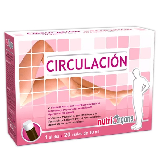 [21600] NUTRIORGANS CIRCULACION 20 AMPOLLAS TONGIL