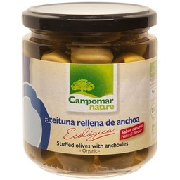 ACEITUNA RELLENA DE ANCHOA 350G CAMPOMAR