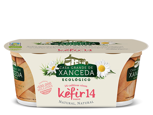 [18425] KÉFIR 14 NATURAL CREMOSO 0% M.G. 2X125G CASA XANCEDA